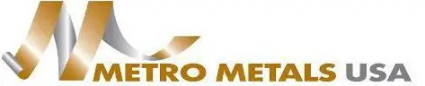 A gold colored logo of the pro med company.
